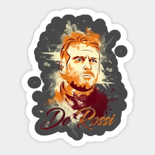 Daniele De Rossi Watercolor. Sticker